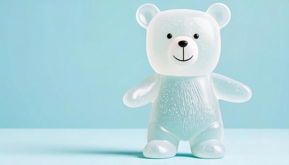 グミでできたキャラクター くまちゃん グミでできたキャラクター くまちゃんの写真