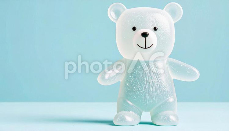 グミでできたキャラクター　くまちゃん ベア,クマ,キャラクターの写真素材