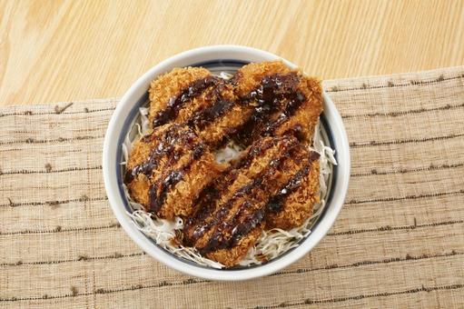 ソースかつ丼 ソースかつ丼 ソースかつ丼,丼,どんぶりの写真素材