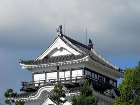 福山城　天守 福山城,日本100名城,広島県の写真素材