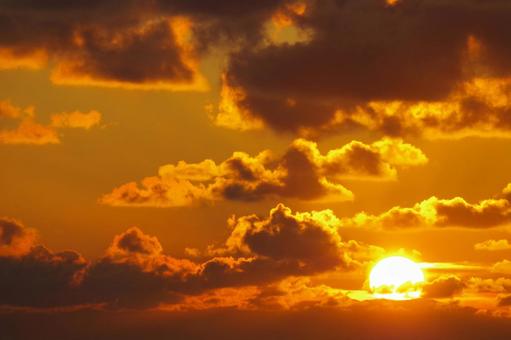 Sunset and sky, JPG