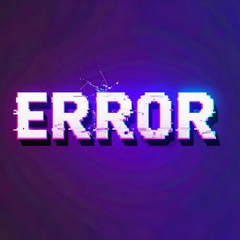 Buggy game-like error message, message, purple, business, JPG