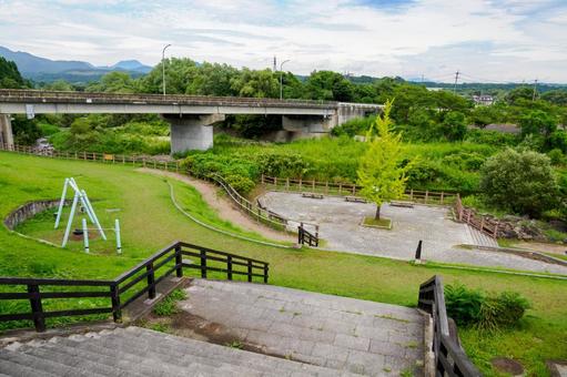 北川河川公園の風景⑵ 北川河川公園の風景⑵ 公園,北川河川公園,宮城県の写真素材