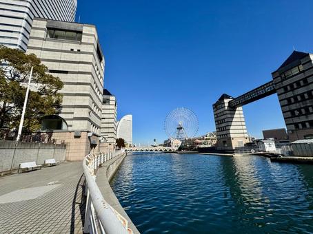 みなとみらい 遊歩道 みなとみらい 遊歩道 みなとみらい,横浜,遊歩道の写真素材