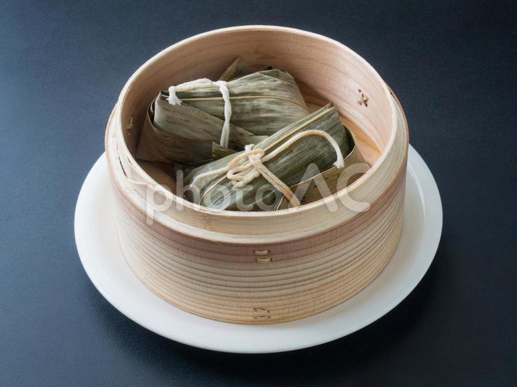 蒸籠の中華ちまき ちまき,粽,中華の写真素材