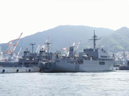 広島県呉市　アレイからすこじま 広島県,呉市,潜水艦の写真素材