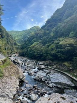 みたらい渓谷 みたらい渓谷 みたらい渓谷,渓谷,川の写真素材