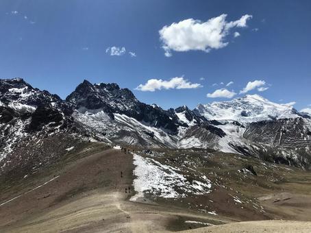 ペルー、アンデスの山 ペルー、アンデスの山 海外,外国,レインボーマウンテンの写真素材