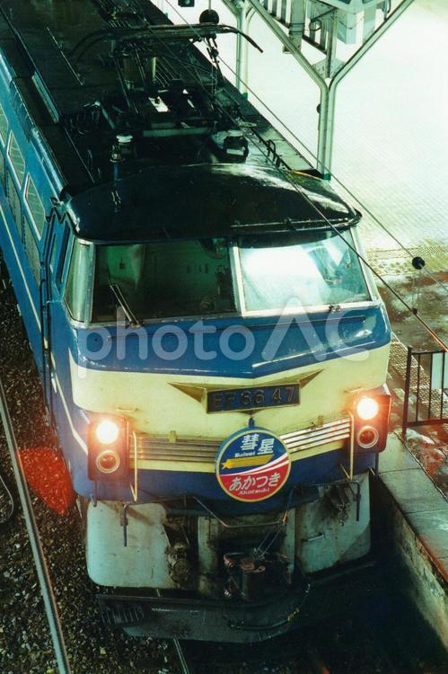 憧れのブルートレイン 電車,鉄道,列車の写真素材