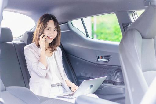 ライフスタイル ライフスタイル ウーマン,若い,交通の写真素材