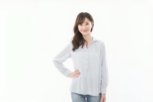 若い女性 若い女性 女性,人物,かわいいの写真素材