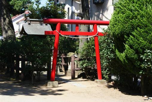 社と鳥居2 社と鳥居2の写真