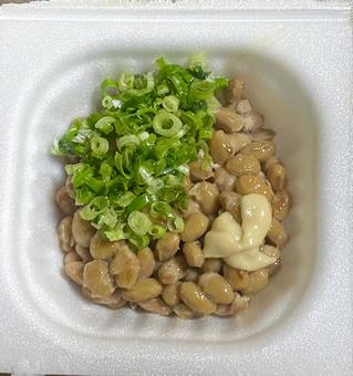 納豆 こねぎ 納豆 こねぎの写真