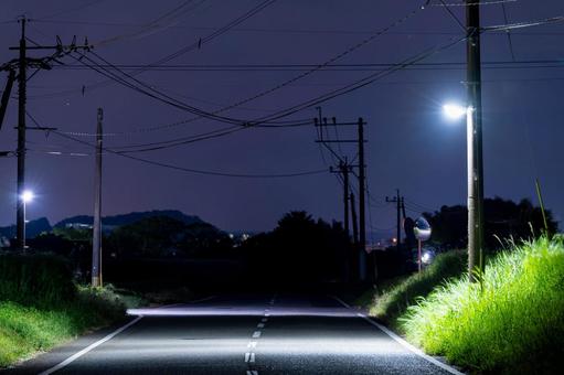 夜道 夜道の写真