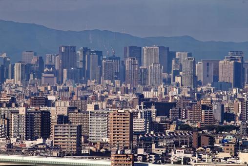都市のイメージ素材 都市,大阪,ビルの写真素材