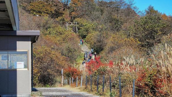 榛名富士 紅葉,アウトドア,登山の写真素材