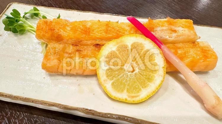 おいしい鮭ハラス焼き　居酒屋　割烹　和食 鮭,鮭ハラス,サーモンの写真素材