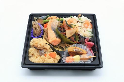 おこわ弁当 弁当,おこわ,米の写真素材