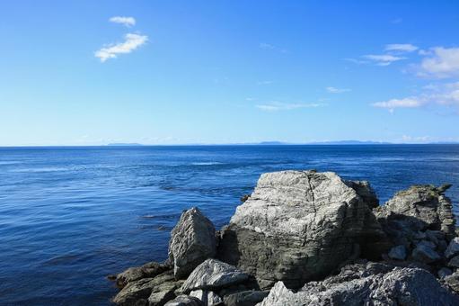 愛媛県伊方町 番匠鼻 愛媛県伊方町 番匠鼻 番匠鼻,岬,半島の写真素材
