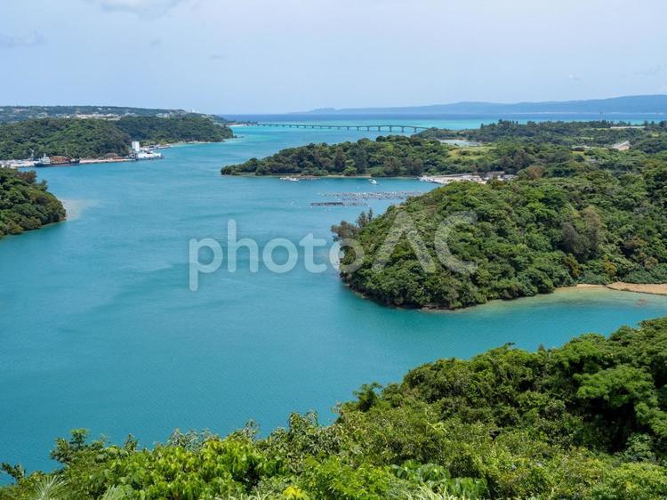 古宇利の海 沖縄,古宇利,観光の写真素材