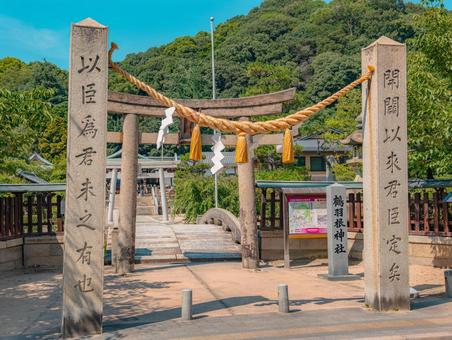 鶴羽根神社 鶴羽根神社,神社,お寺の写真素材