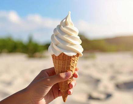 ソフトクリーム ソフトクリームの写真