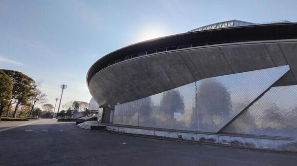 秋葉台文化体育館 秋葉台文化体育館,藤沢市,スポーツ施設の写真素材