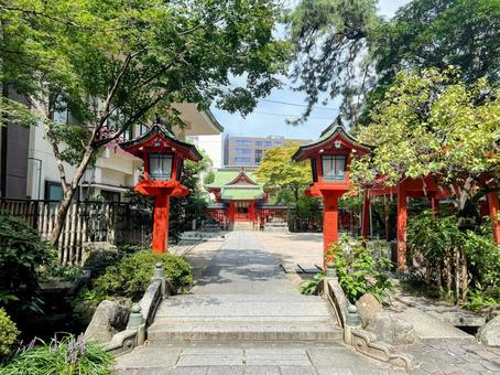 水鏡天満宮 水鏡天満宮 水鏡神社,容見天神,神社の写真素材