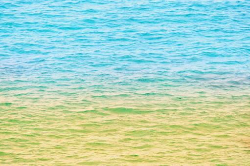 海のグラデーション 海のグラデーション ビーチ,青い海,海の写真素材