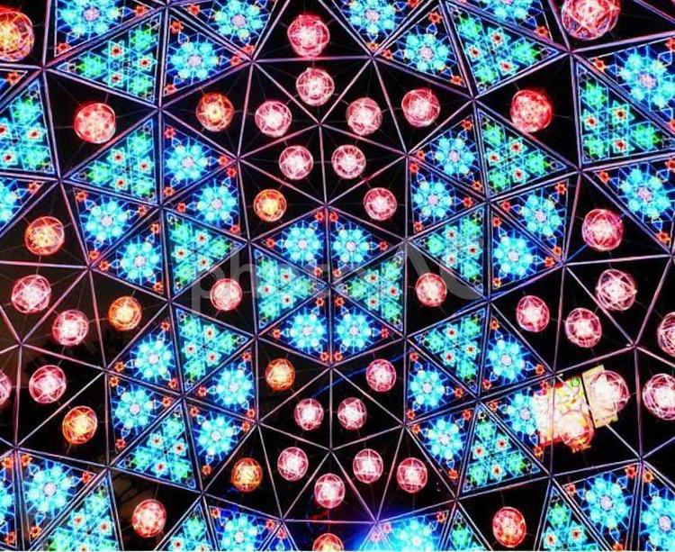 万華鏡のように。 イルミネーション,冬,カラフルの写真素材