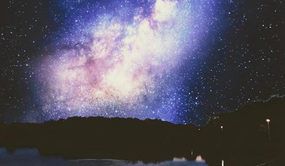澄んだ星空 澄んだ星空の写真
