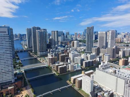View from Harumi towards Minato Ward, JPG