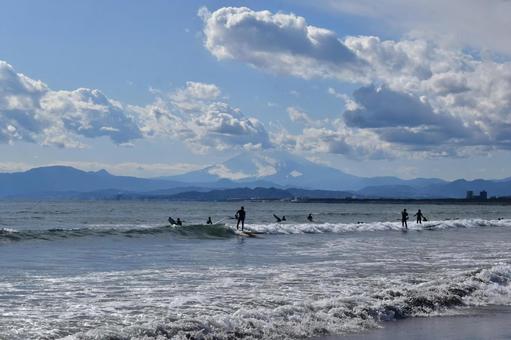 湘南・海辺の光景 湘南・海辺の光景 湘南,海,鵠沼海岸の写真素材