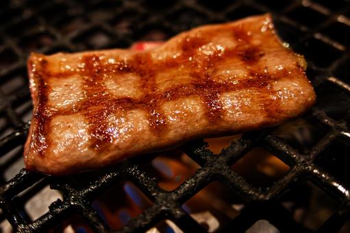 Grilled beef tongue, JPG