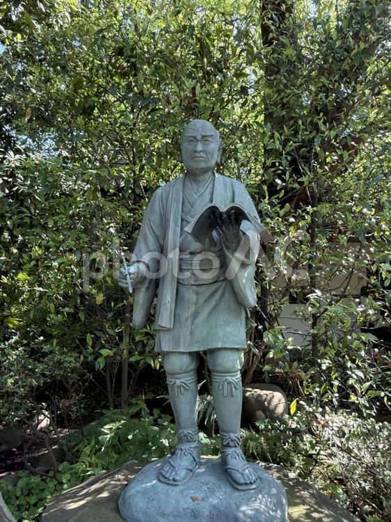 二宮さん 像,銅像,旅の写真素材