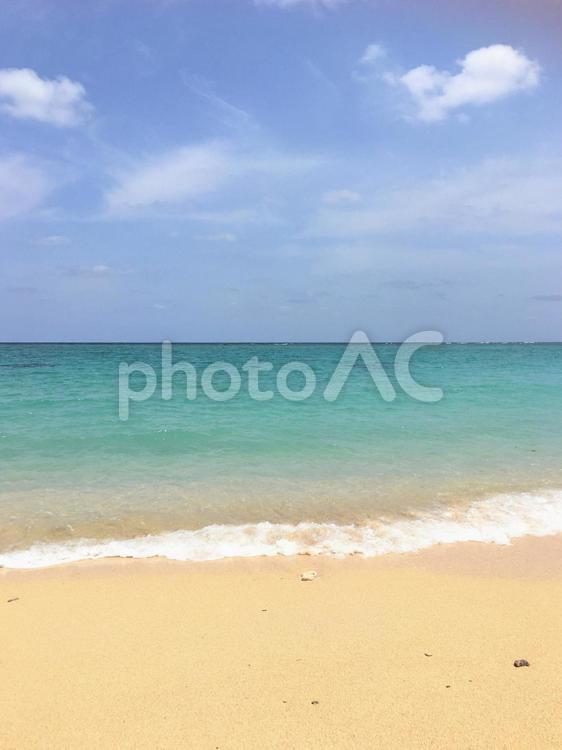 沖縄の空と海　 沖縄,海,空の写真素材