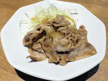 生姜焼き 生姜焼き 豚の生姜焼き,生姜焼き,生姜焼き定食の写真素材