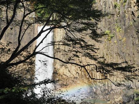 景色１２ 滝,苗名滝,新潟県の写真素材