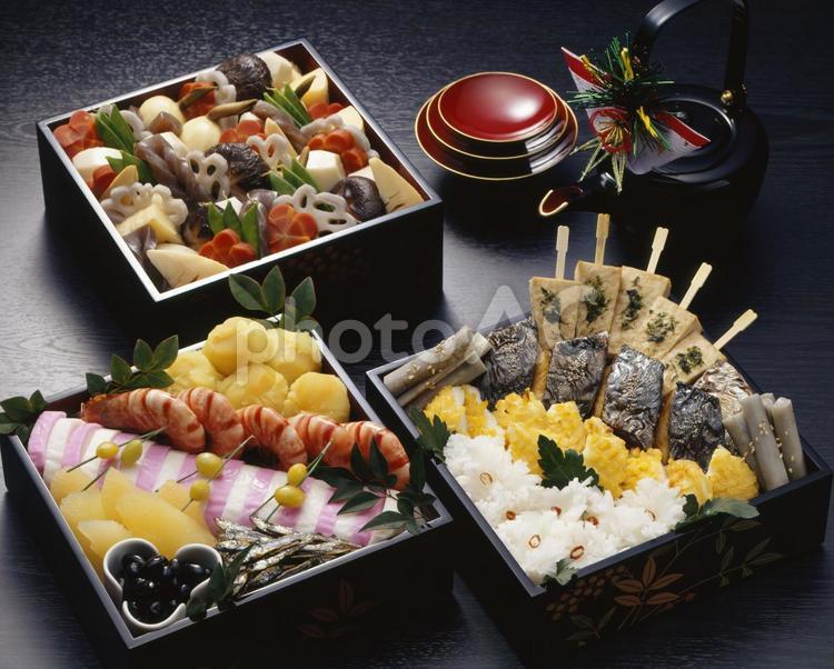 おせち料理 おせち料理,お節,お正月の写真素材