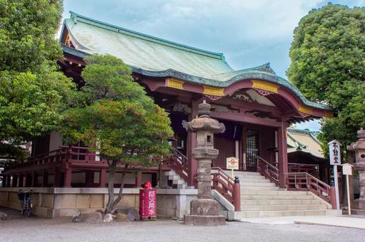 川崎大師 不動堂 川崎大師,平間寺,厄除けの写真素材