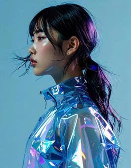 近未来女子 キラキラ 近未来女子 キラキラの写真