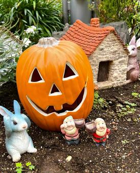 ハロウィン ハロウィン ハロウィン,かぼちゃ,オブジェの写真素材