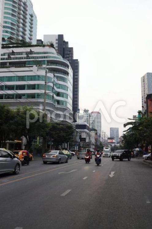 バンコクの街並み　タイ 街並み,バンコク,タイの写真素材