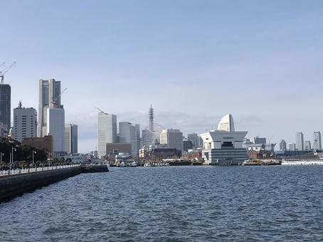 横浜の街並み 横浜の街並み 壁紙,背景,横浜の写真素材