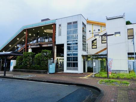 JR五日市線秋川駅舎 秋川駅,あきる野市,五日市線の写真素材