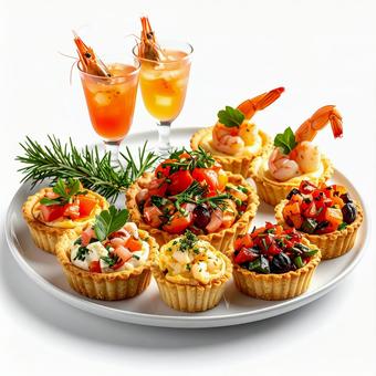 クリスマスパーティーオードブル盛り合わせ クリスマスパーティーオードブル盛り合わせの写真