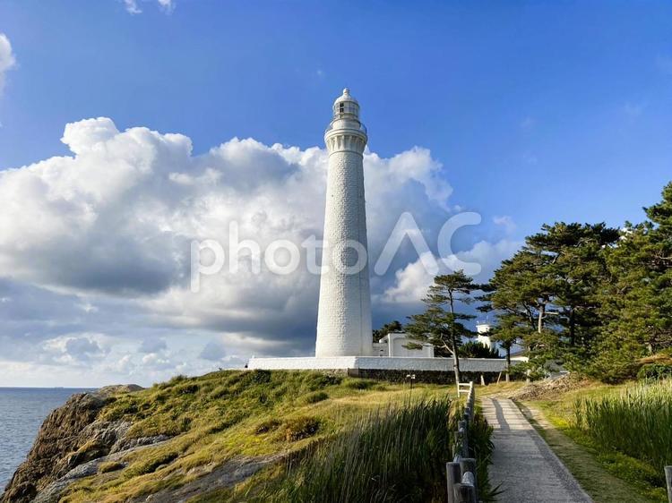 出雲日御碕灯台／島根 絶景スポット,日本の絶景1120,島根の写真素材