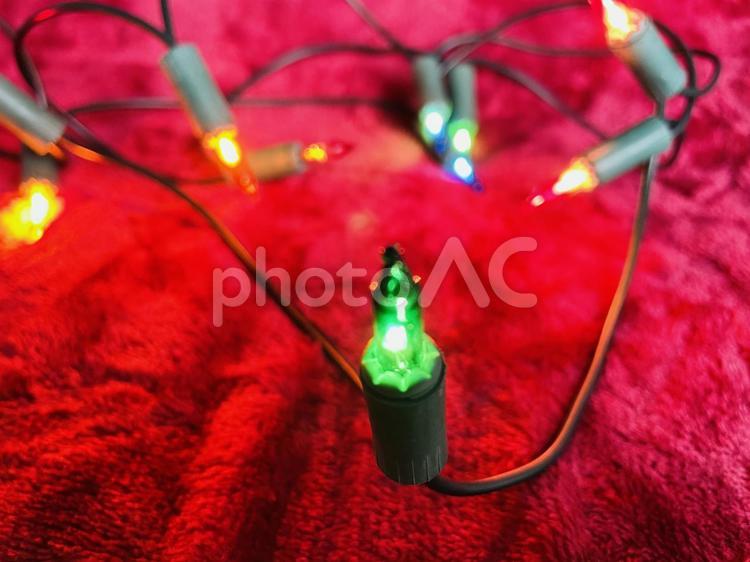 ツリーに使う電気　クリスマス クリスマス,ライト,電気の写真素材