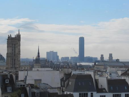 フランスのパリ、モンパルナスタワーの風景 フランスのパリ、モンパルナスタワーの風景 パリ中心部,展望,風景の写真素材