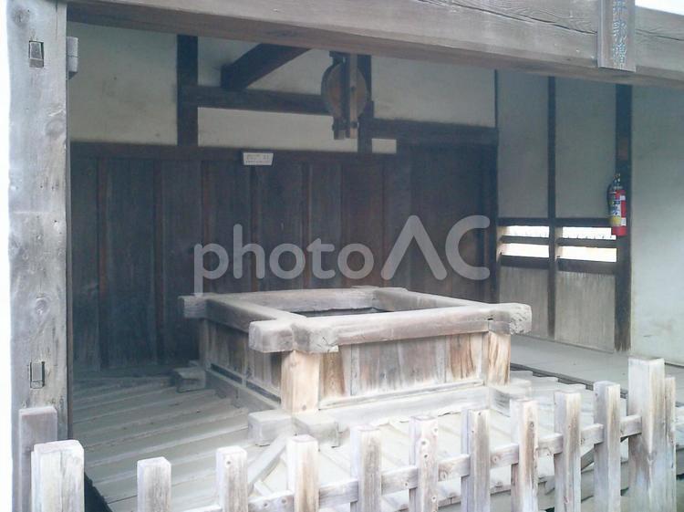 姫路城大天守井戸 姫路城,姫路の写真素材